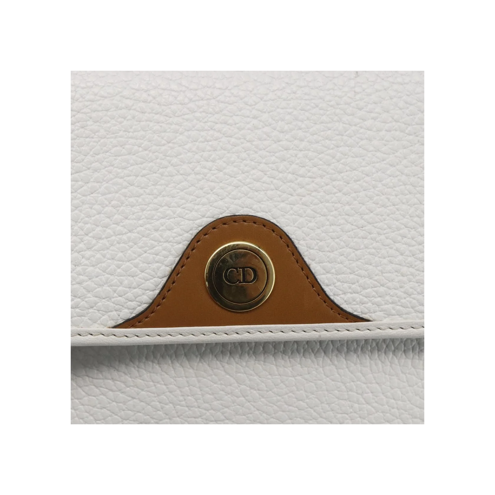 Sac À Bandoulière Christian Dior Vintage Logo Cd - White - Image 13