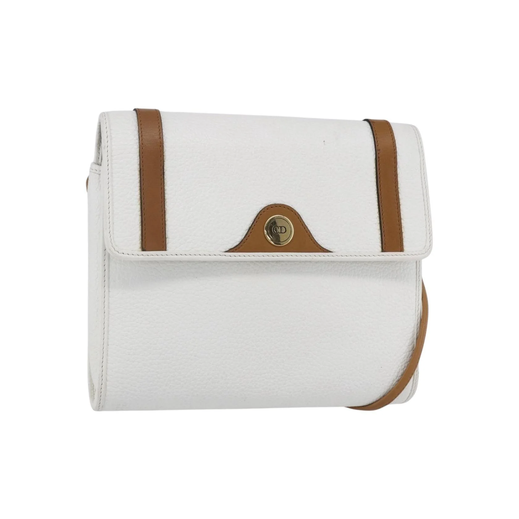 Sac À Bandoulière Christian Dior Vintage Logo Cd - White - Image 18