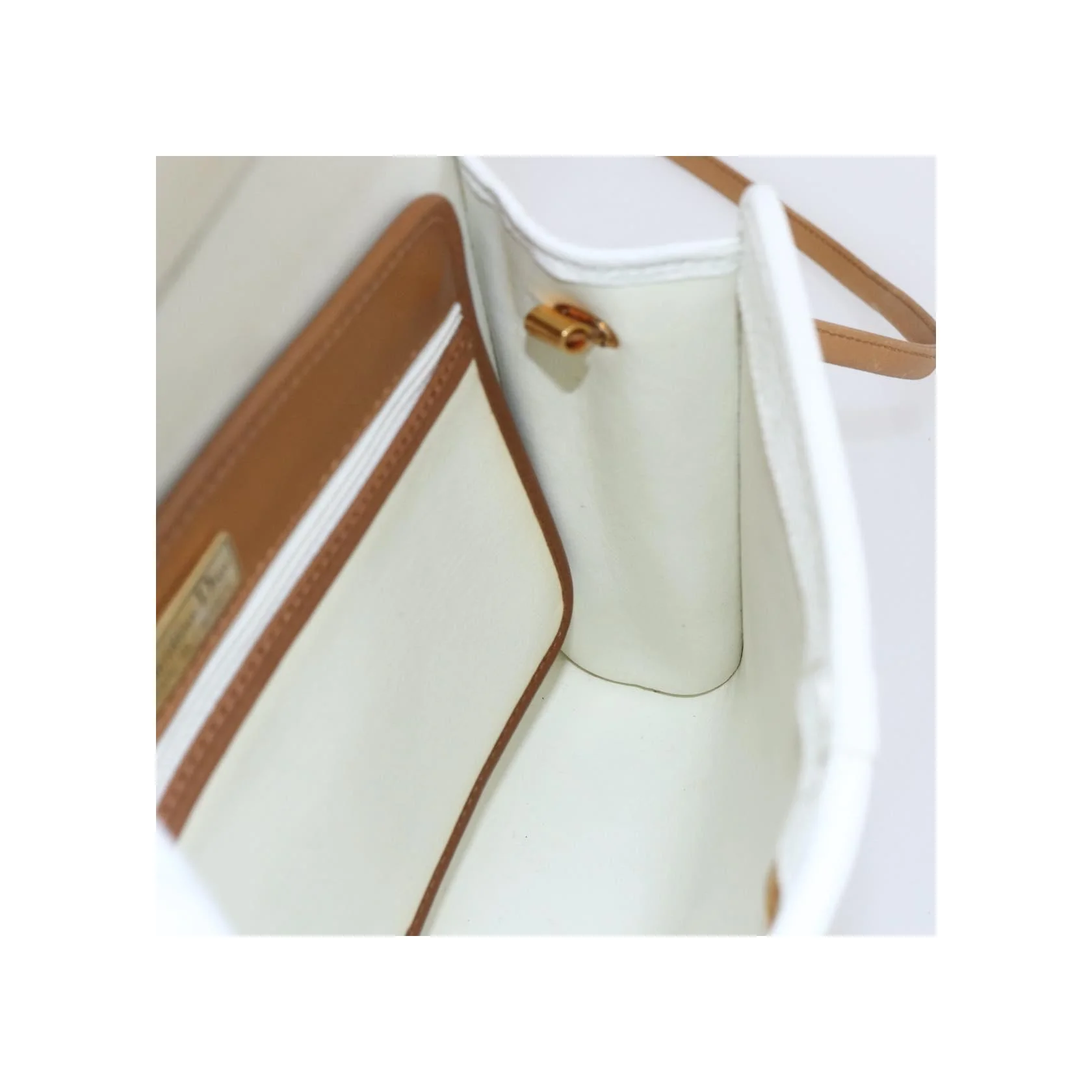 Sac À Bandoulière Christian Dior Vintage Logo Cd - White - Image 19