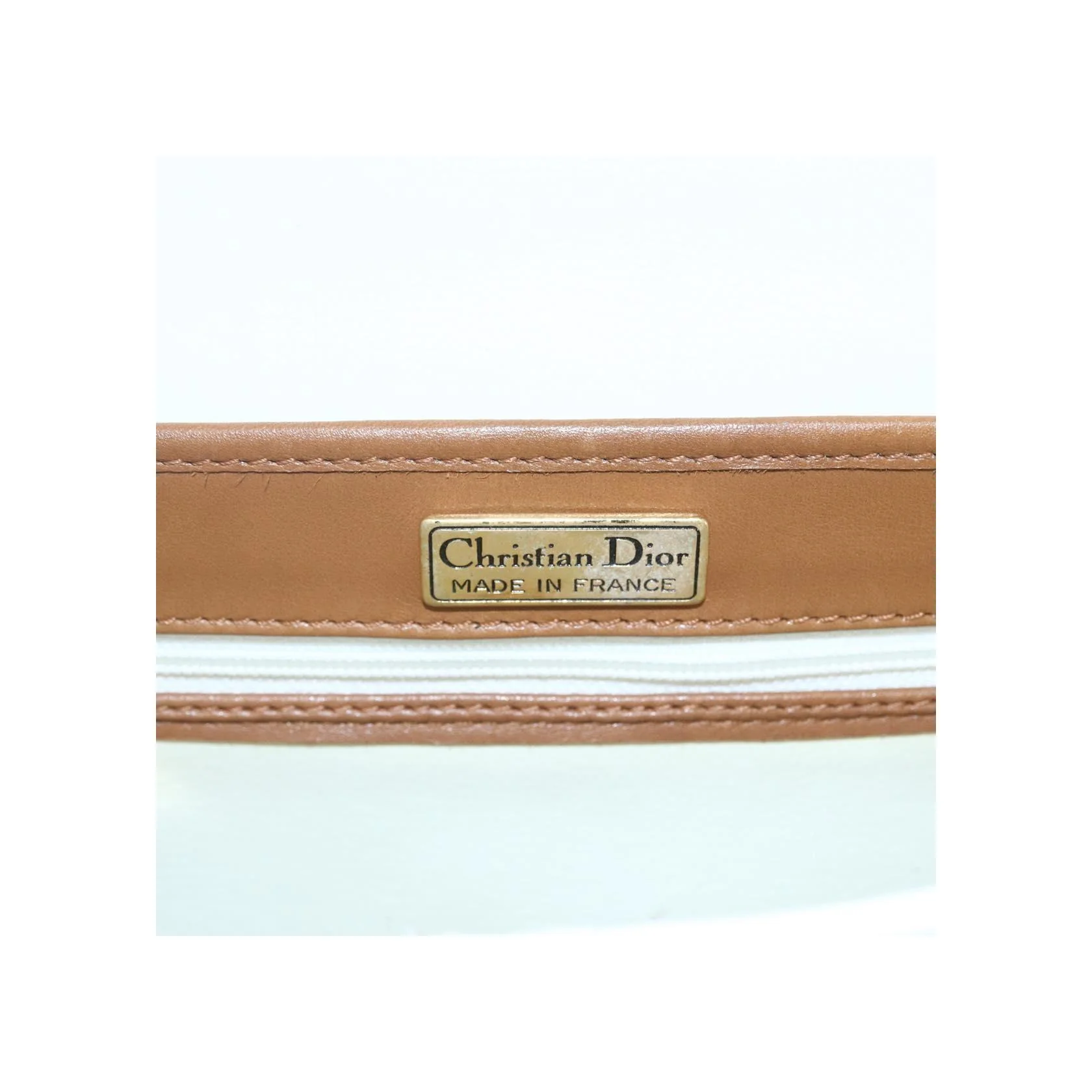Sac À Bandoulière Christian Dior Vintage Logo Cd - White - Image 6