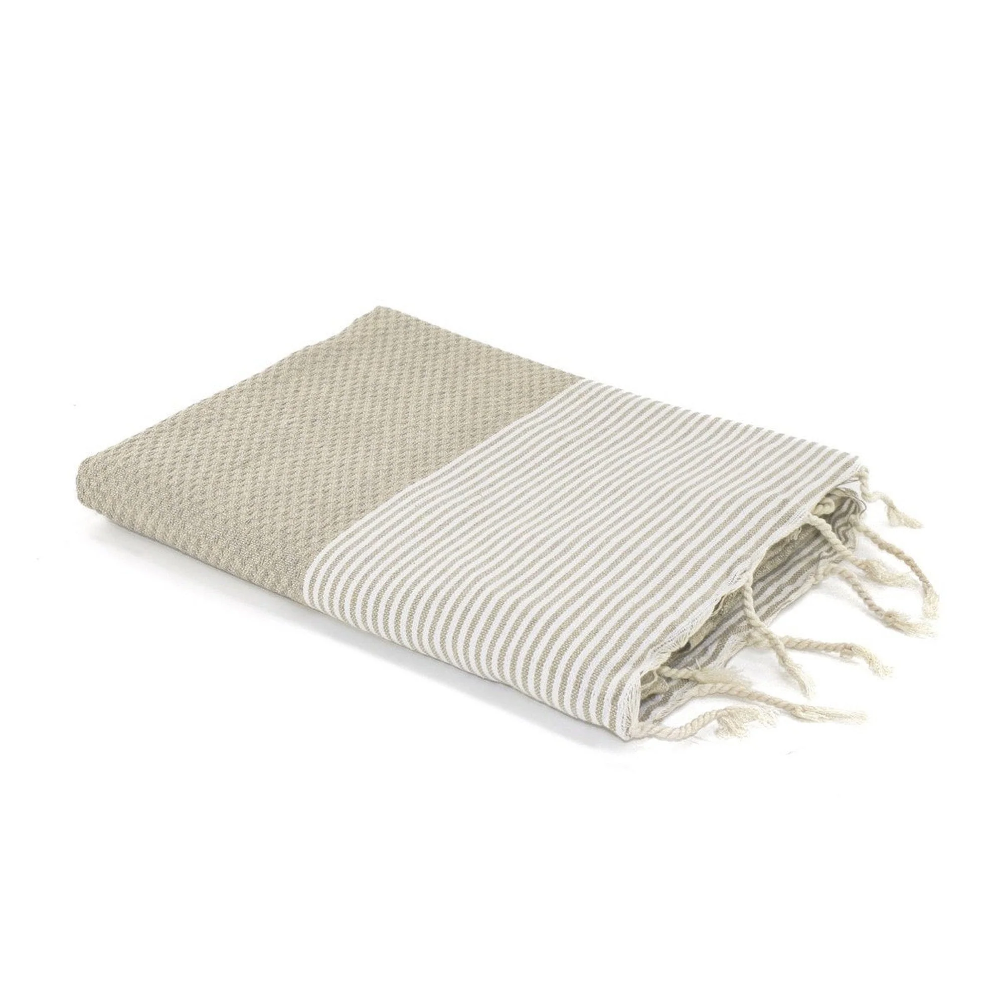 Fouta Nid D'Abeille - Coton - Beige - Ibiza