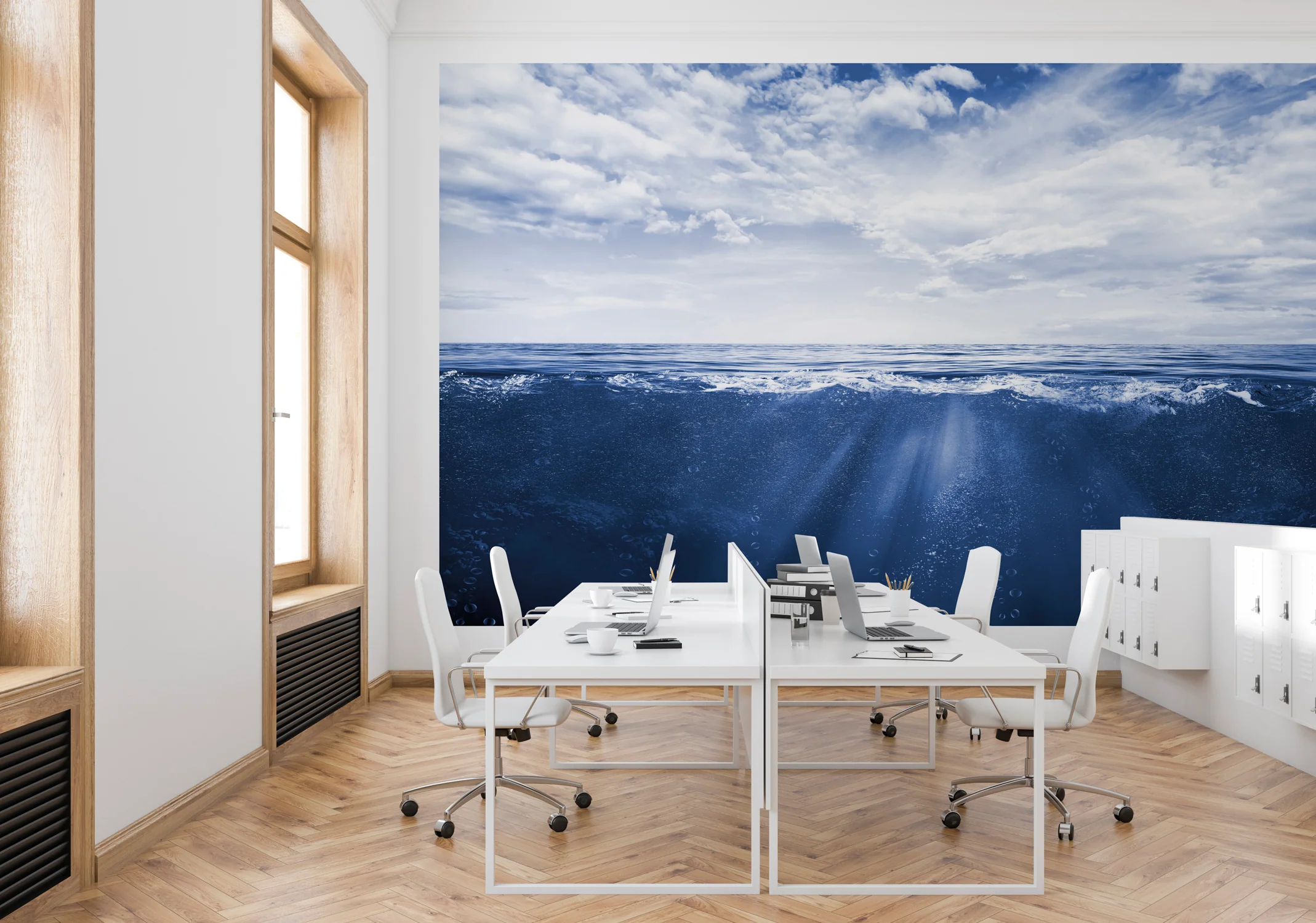 Papier Peint Panoramique Grand Large - Bleu - Image 10