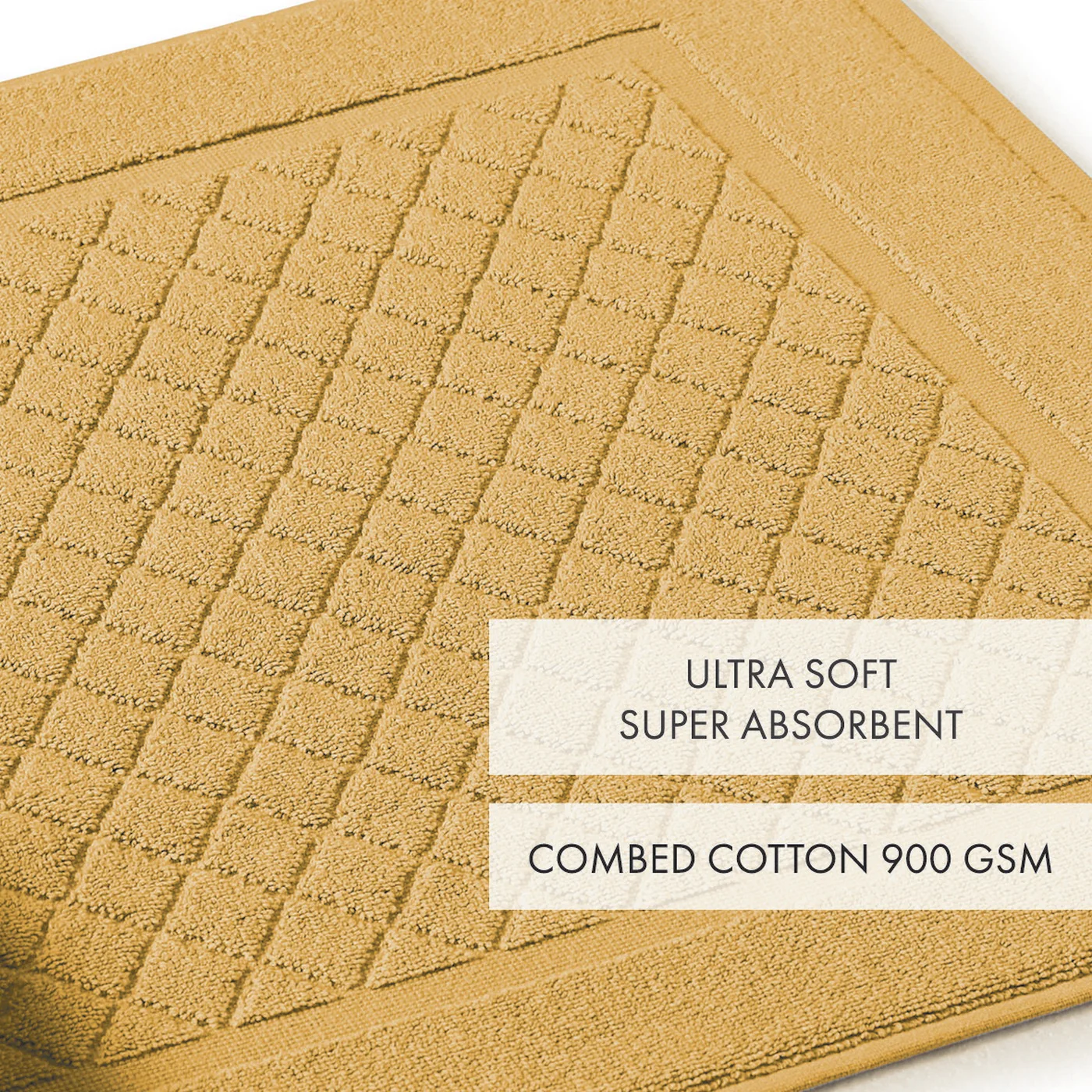 Tapis De Bain - Jaune Moutarde - Image 4
