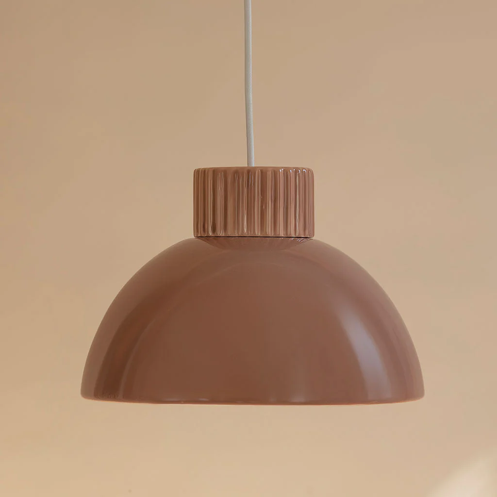 Suspension En Céramique Coupo - Mocha Mousse
